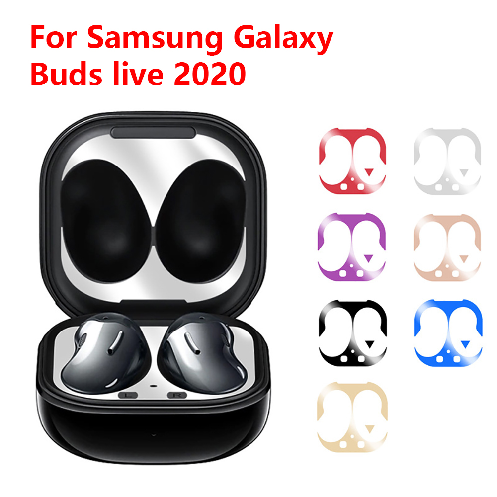 【Spot】【ลดราคา】 [burster] ยามฝุ่นละอองโลหะสำหรับSamsung Galaxy buds Live Case COVERอุปกรณ์เสริมสติ๊กเกอร์ป้องกันสำหรับGalaxy buds Live dustproof