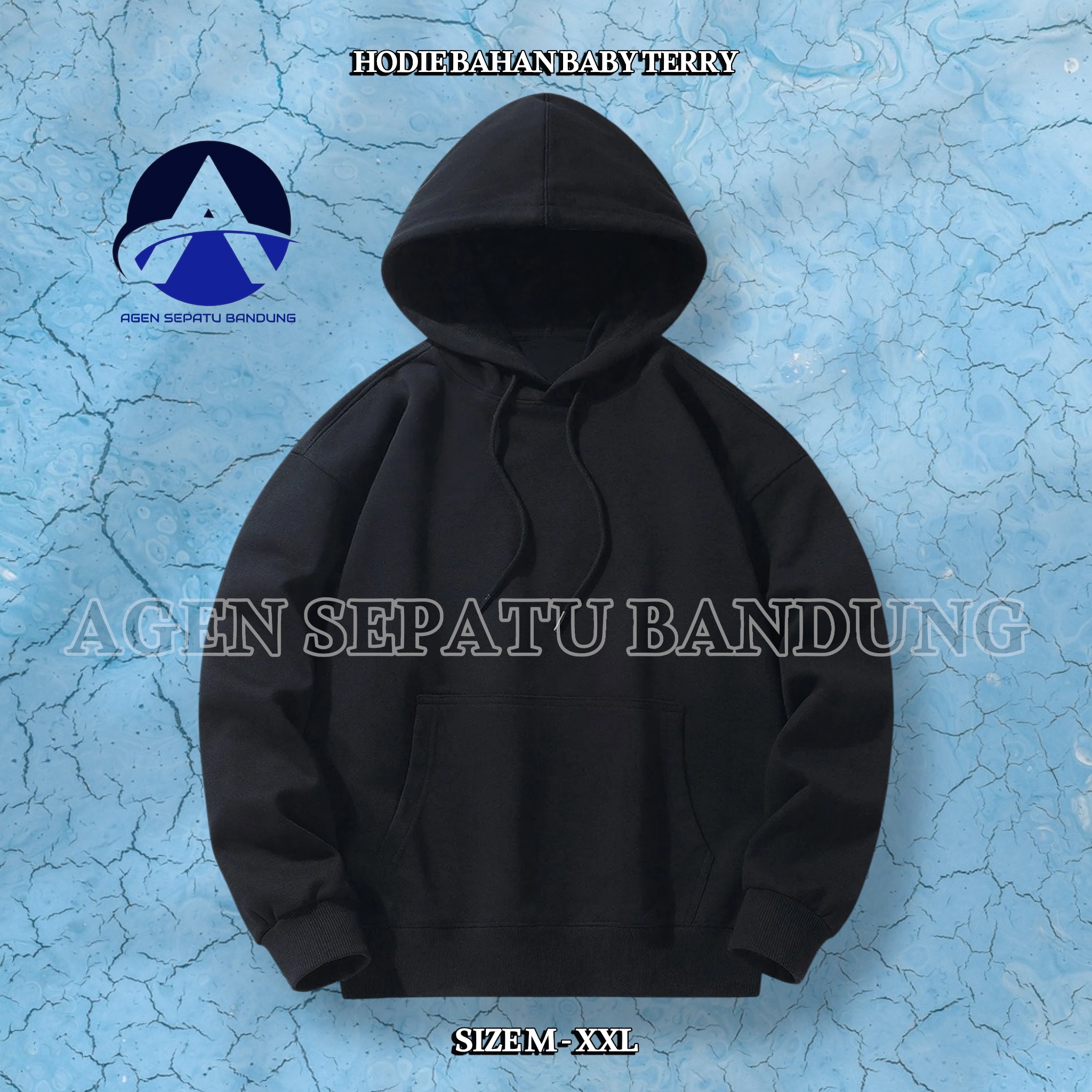 Jaket Sweater Hoodie Polos Pria dan wanita babyterry Lazada