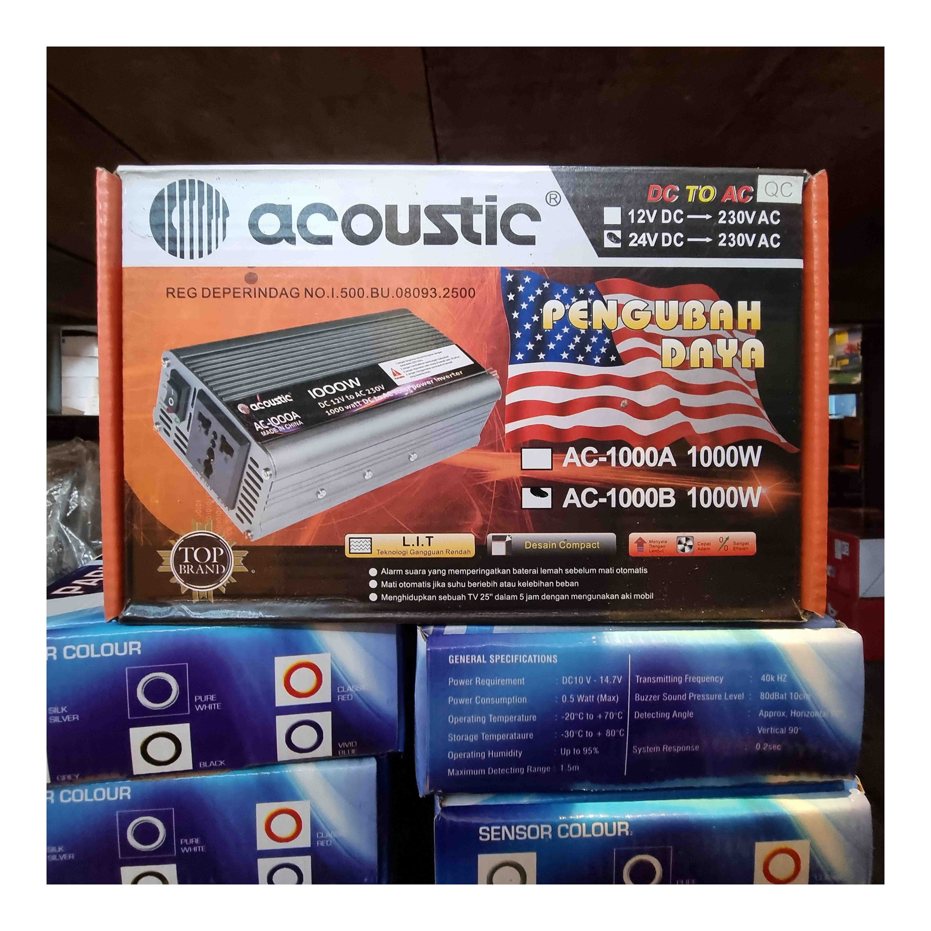Acoustic Inverter Mobil DC 24V to 220V 1000 Watt | Lazada Indonesia