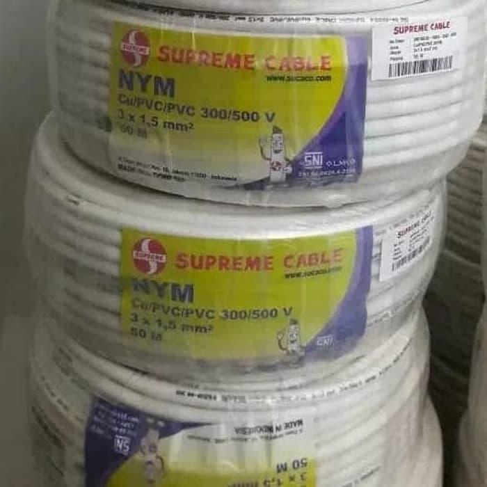 KHUSUS JNE KABEL POWER / LISTRIK NYM 3X1.5 3 x 1.5 SUPREME