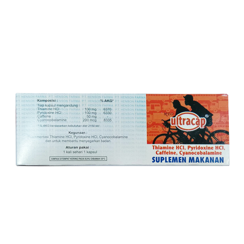 Neo Ultracap 1 Strip 4 Tablet | Suplemen Makanan | Multivitamin Tubuh ...