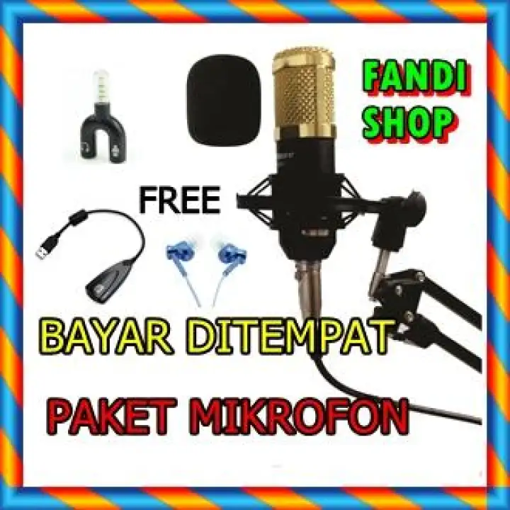 Paket Komplit 01 Mikrofon Mik Bm800 Microhone Smule Youtube Cover Lagu Live Streaming Mic Rekaman Lazada Indonesia