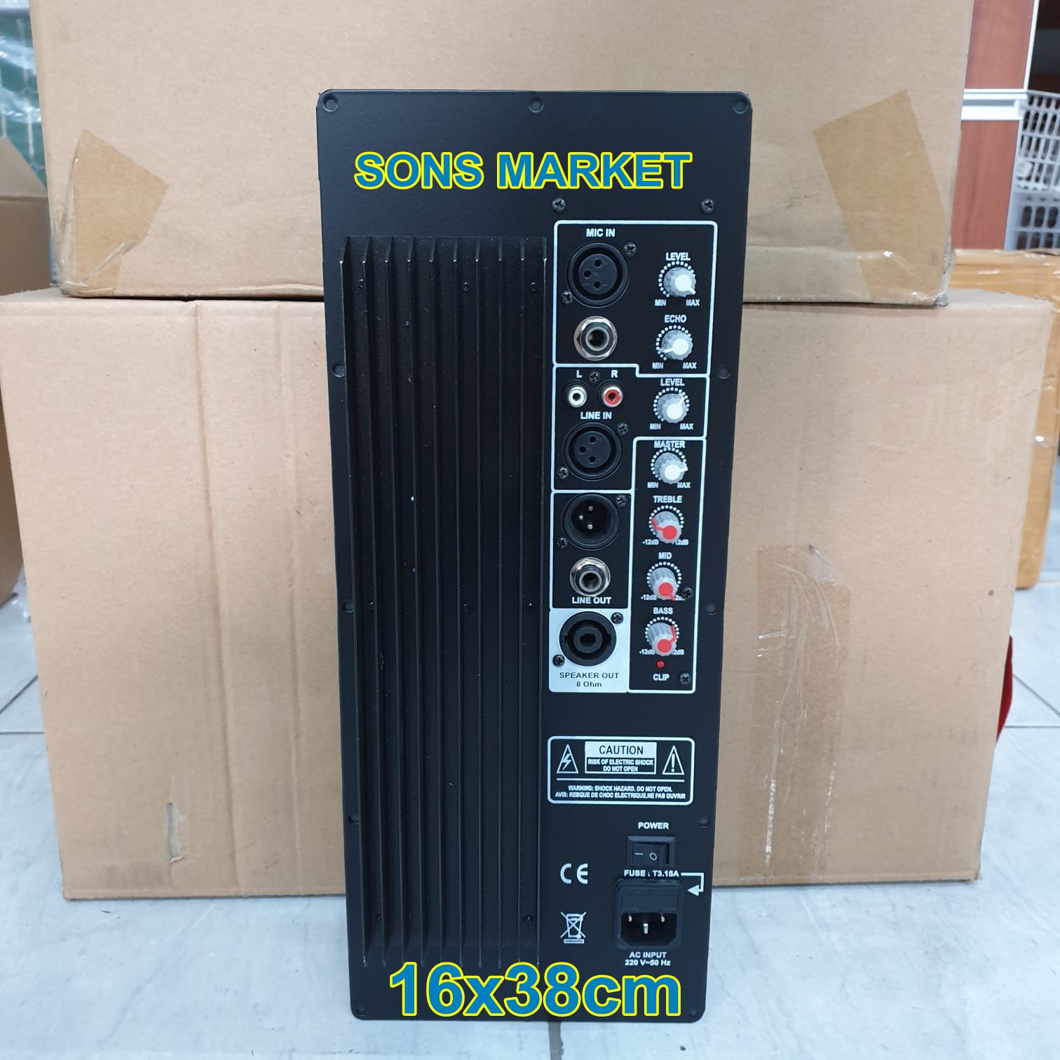NEW POWER KIT MESIN KIT SPEAKER AKTIF RCA 10001200 Watt 12 inch 15