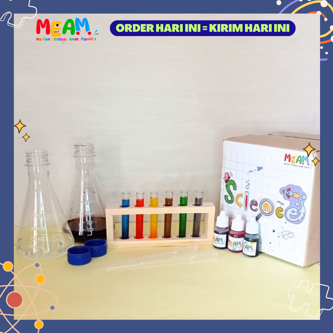 MEAM Color Mixing Science Eksperiment Mencampur Warna Kids Sensory Toys ...