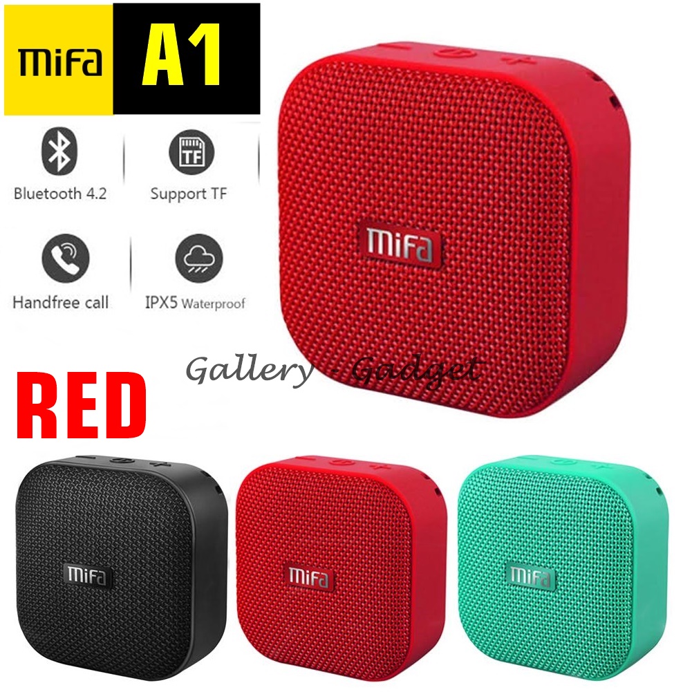 MIFA A1 Bluetooth Speaker, Portable True Wireless Speaker with HD Sound   Bold Bass, IP56 Dustproof  Waterproof, 12-Hour Playtime, Micro SD Card  Slot, Built-in Mic | Lazada Indonesia