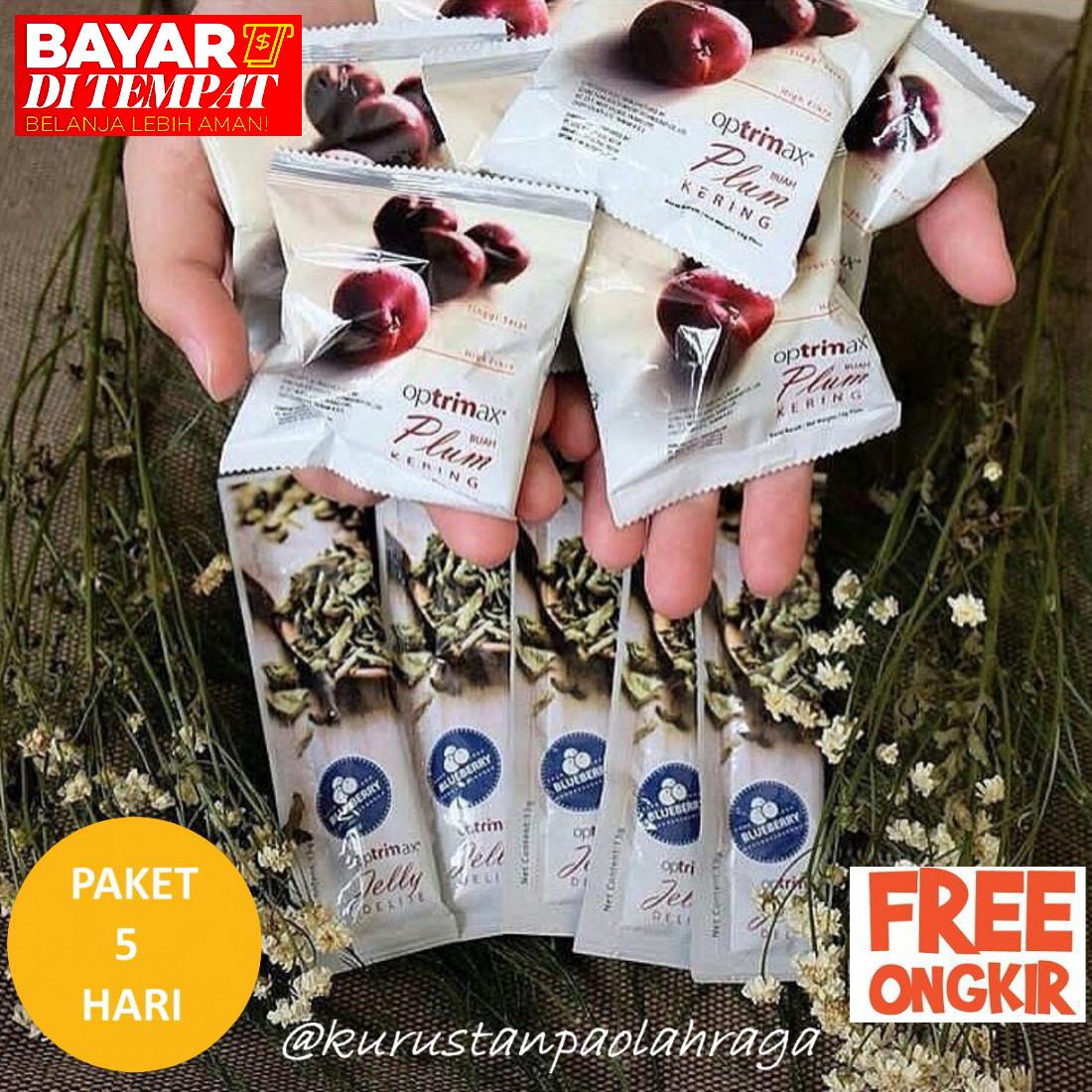 Paket Mix A isi 5 Optrimax Plum & 5 Optrimax Jelly Buah Detox Buah Detoks Buah Plum Pelangsing Buah Diet Obat Pelangsing Obat Kurus Pengurus Badan Detoksifikasi Pembakar Lemak Penghilang LemakPlum Kering Optrimax Plum Delite Optrimax Jelly Delite