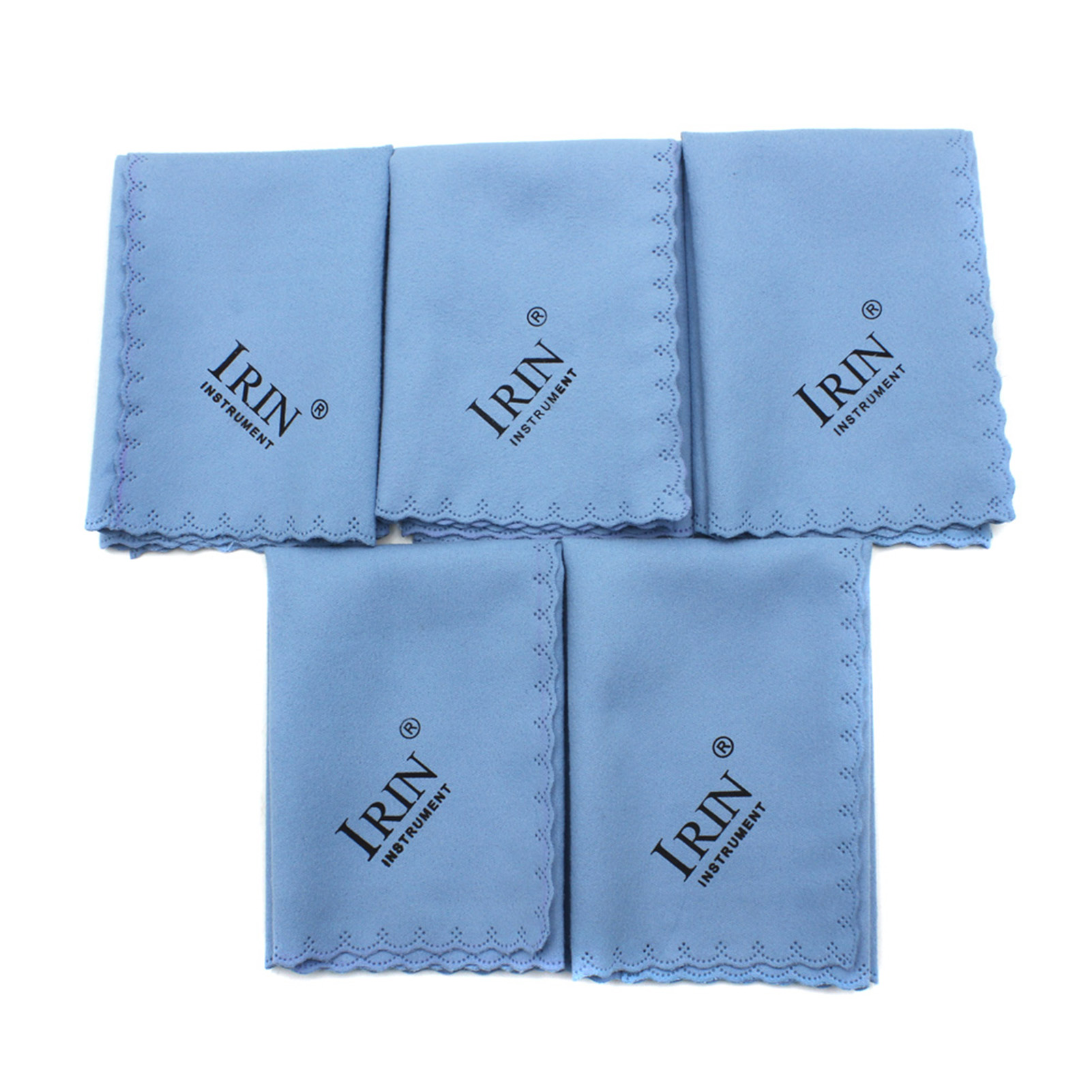 5pcs Microfiber Cleaning Polishing Polish Cloth for Musical Instrument