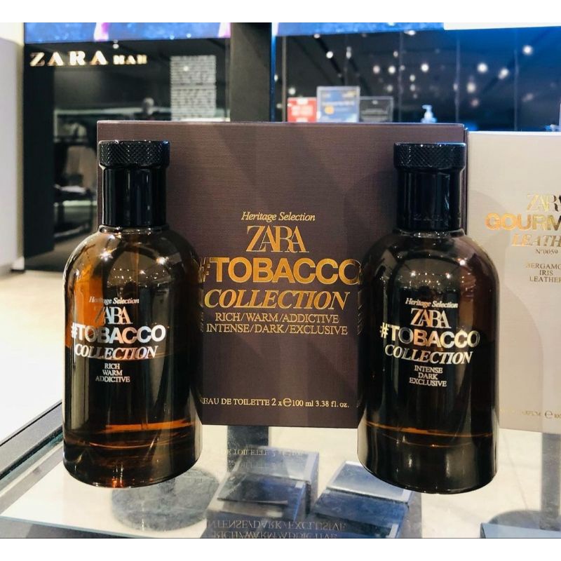 parfum zara tobacco Men's COLLECTION Rich/Warm/Addictive/Intense/Dark/Exclusive 2X Eau De Toilette 3.4 fl.oz. each : Beauty & Personal Care Woody Gourmand RED ZARA TEMPTATION TOBACCO EXTRAIT