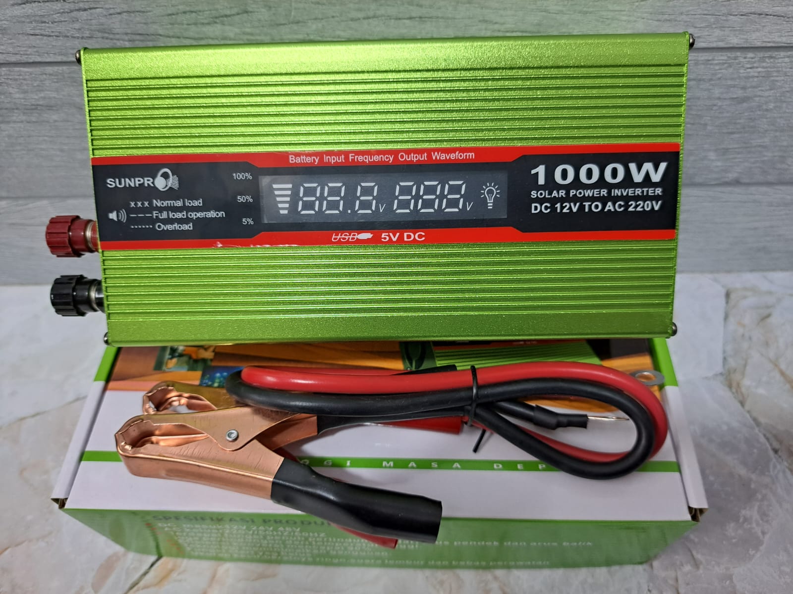 Power Inverter Sunpro 1000 Watt PI1000/Power Inverter DC to AC 100