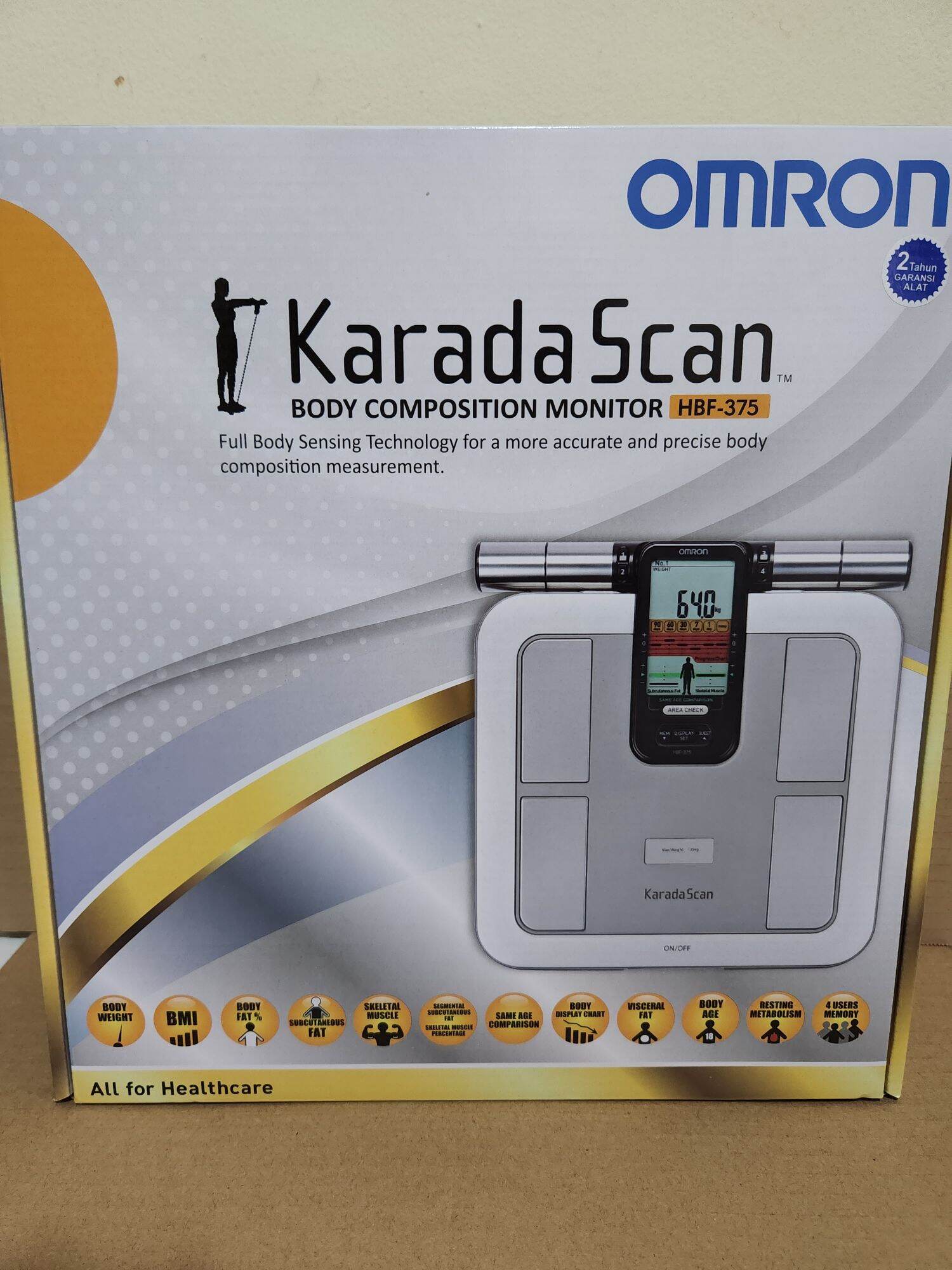 Karada Scan OMRON HBF375 Body Composition Monitor HBF 375 Timbangan