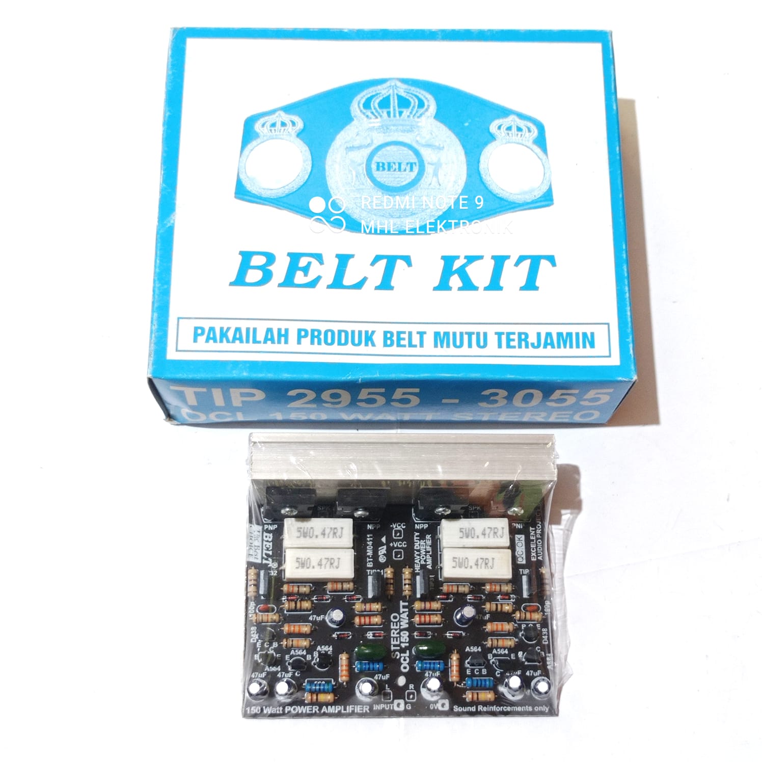 Power Amplifier OCL 150W Stereo lengkap Transistor final TIP2955
