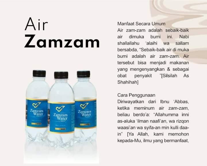 Khasiat Air Zamzam Menurut Hadits Nabi Muhammad