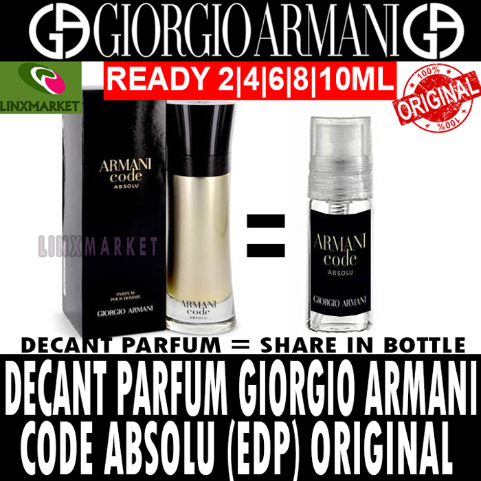 decant armani code absolu