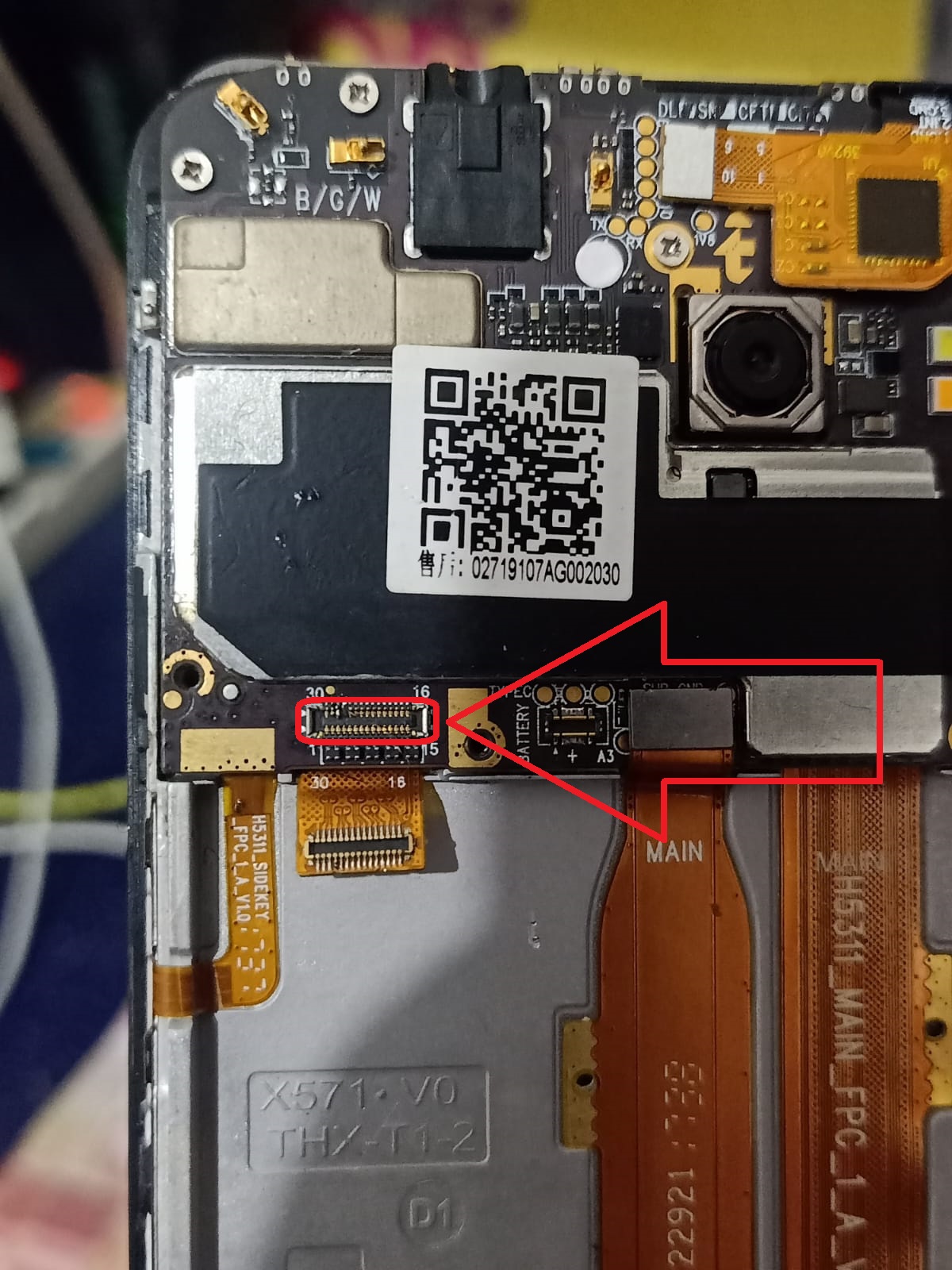 Konektor LCD INFINIX NOTE PRO 30 PIN DI MESIN PCS FPC LCD