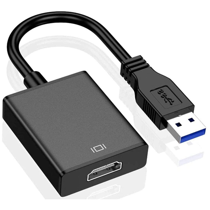 USB 3.0/2.0 1080P Video Graphics Cable Converter with Audio for PC Laptop Projector HDTV for Windows XP 7/8/8.1/10