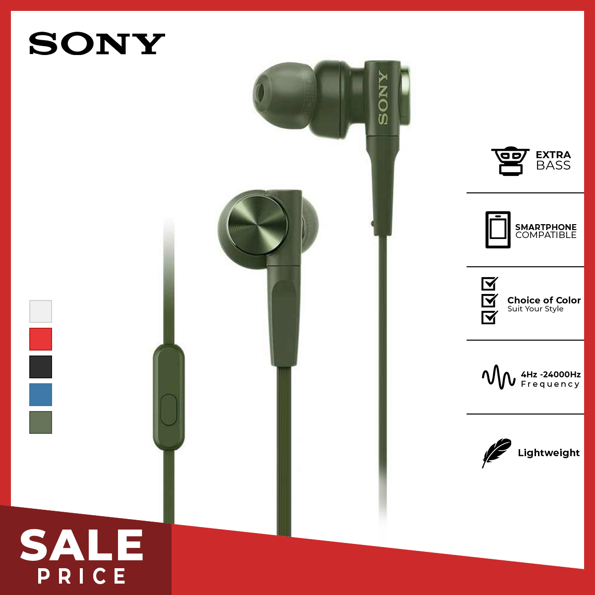 Jual Headset Sony Mdr Terbaru | Lazada 