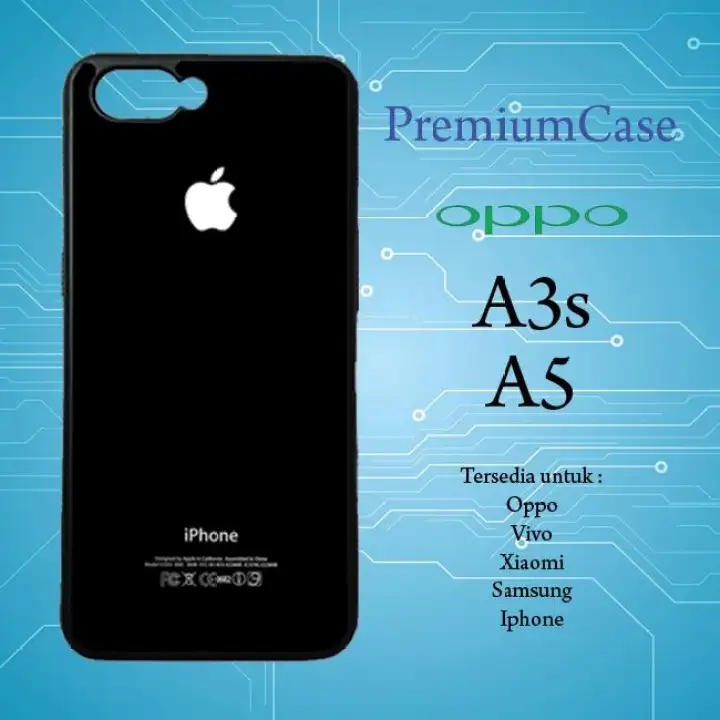 Casing Update Premium Case Oppo A3s A5 Polos Logo Iphone Hitam A27 003 All Phone Type Lazada Indonesia