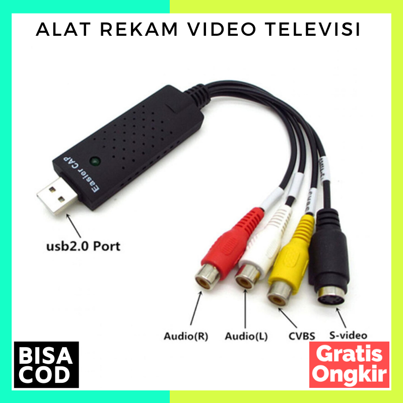 alat rekam video televisi easy cap video capture card adapter usb 2 0 digital alat rekam siaran tv televisi alat copy video tv televisi alat screenshot screenshoot video capture alat rekam video televisi easy cap video capture card adapter usb 2 0 digital alat rekam siaran tv televisi alat copy video tv televisi alat