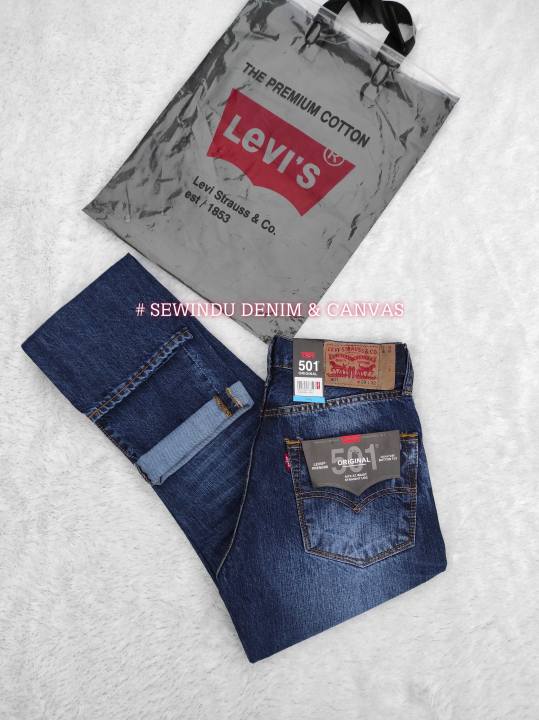 Celana Jeans Panjang Pria Standar // Celana Levis Pria // Celana Levis 501  Pria Masa Kini // Celana Jeans Pria Premium Quality // Verkaufen Denim  Store | Lazada Indonesia
