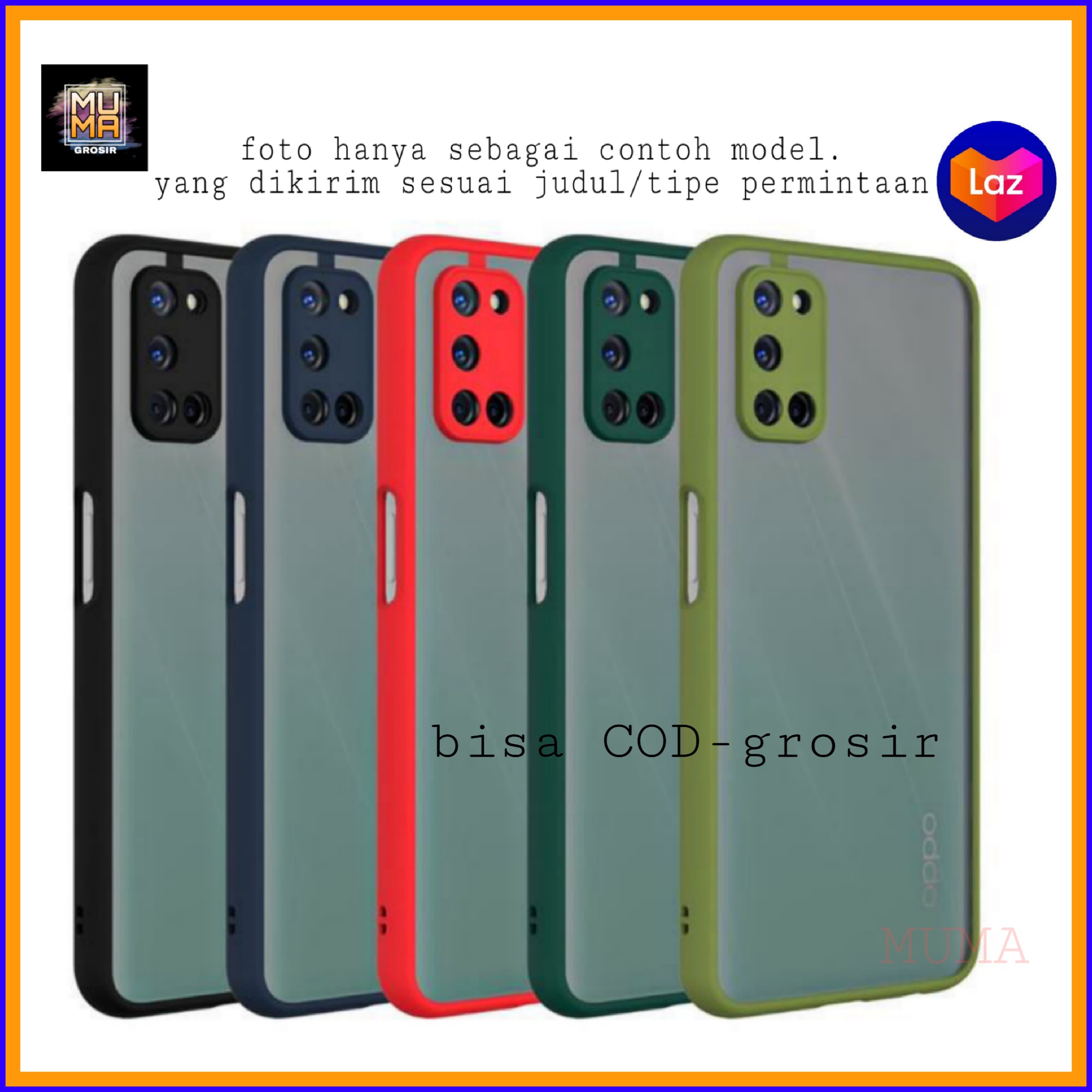 Samsung A11 2020 Akrilik Transparan Case Kombinasi Warna Warni Akrilik Premium Elegan Keren Tipe Hp Terbaru Lazada Indonesia