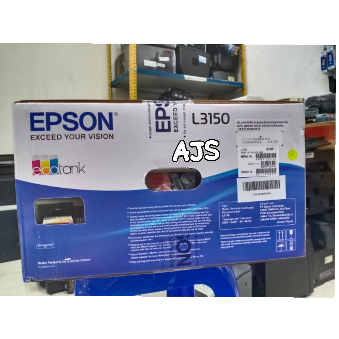 Printer Epson L3150 (print scan copy) garansi resmi 2 tahun dari Epson