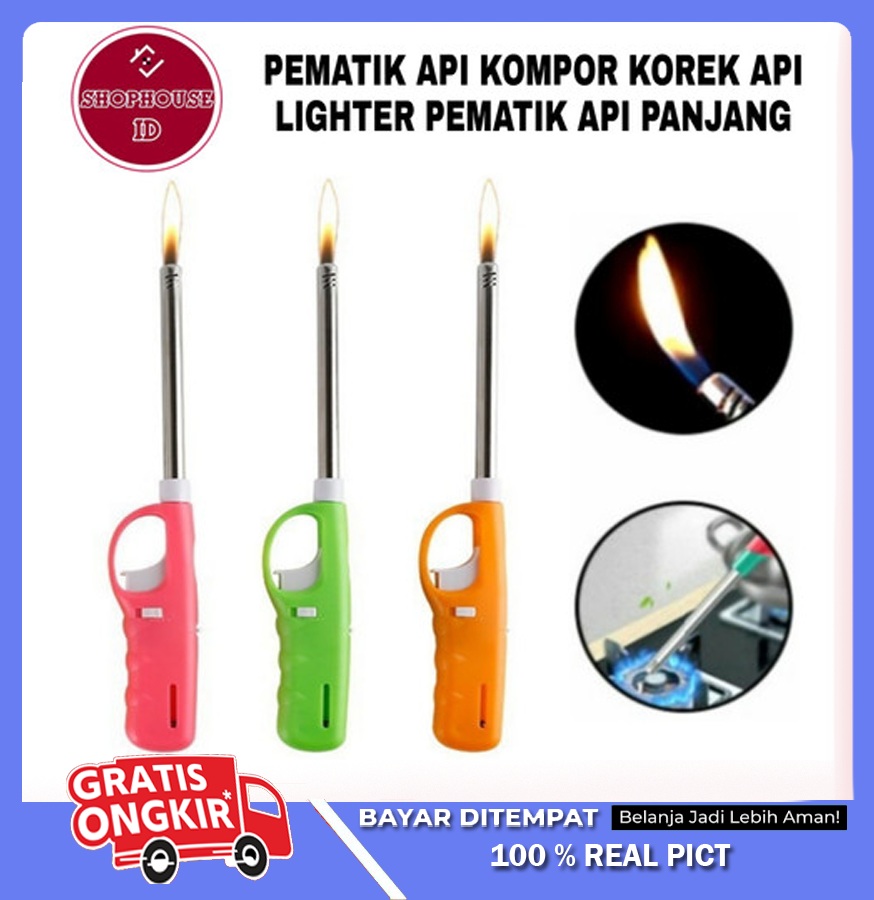 Pematik Api Kompor Gas Pematik Gas Pistol Korek Api Oven - Random Color ...
