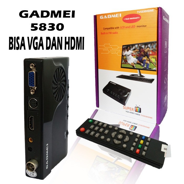 Abstraction to understand Confused FAK- Gadmei Tv Tuner LCD 5830 HDMI ( Support LCD Wide Screen Diatas 15Inch  ) PLUS KABEL HDMI | Lazada Indonesia