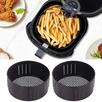 D5JKY Non-Stick Replacement Air fryer accessories Roasting Dishwasher Safe Fit all Airfryer Cooking Tool Air Fryer Basket Baking Tray Kitchenware