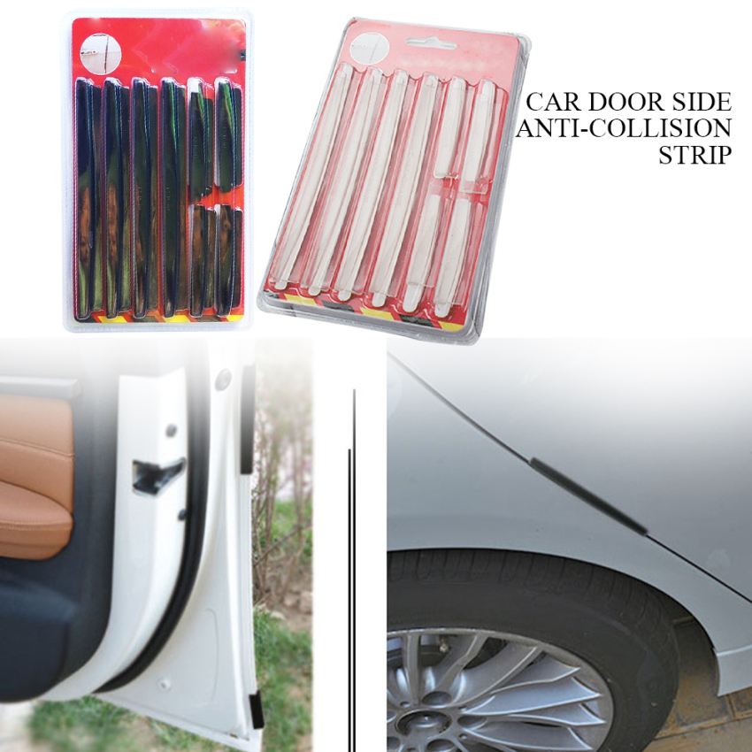 Dải Bảo Vệ Cạnh Bên Cửa Xe Ô Tô 8 Cái/bộ Miếng Dán Bảo Vệ Tay Nắm Cản Xe SUV Tự Động Đề Can Ô TÔ Thông Dụng