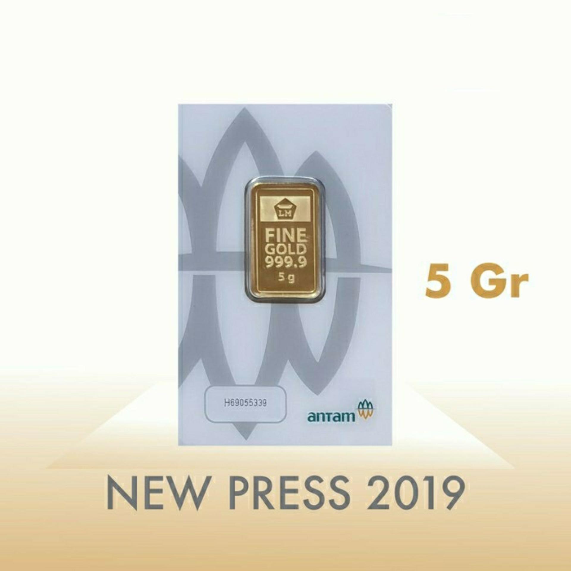 Gold Emas 5 Gram Logam Mulia 999.9 Sertifikat Antam - Best