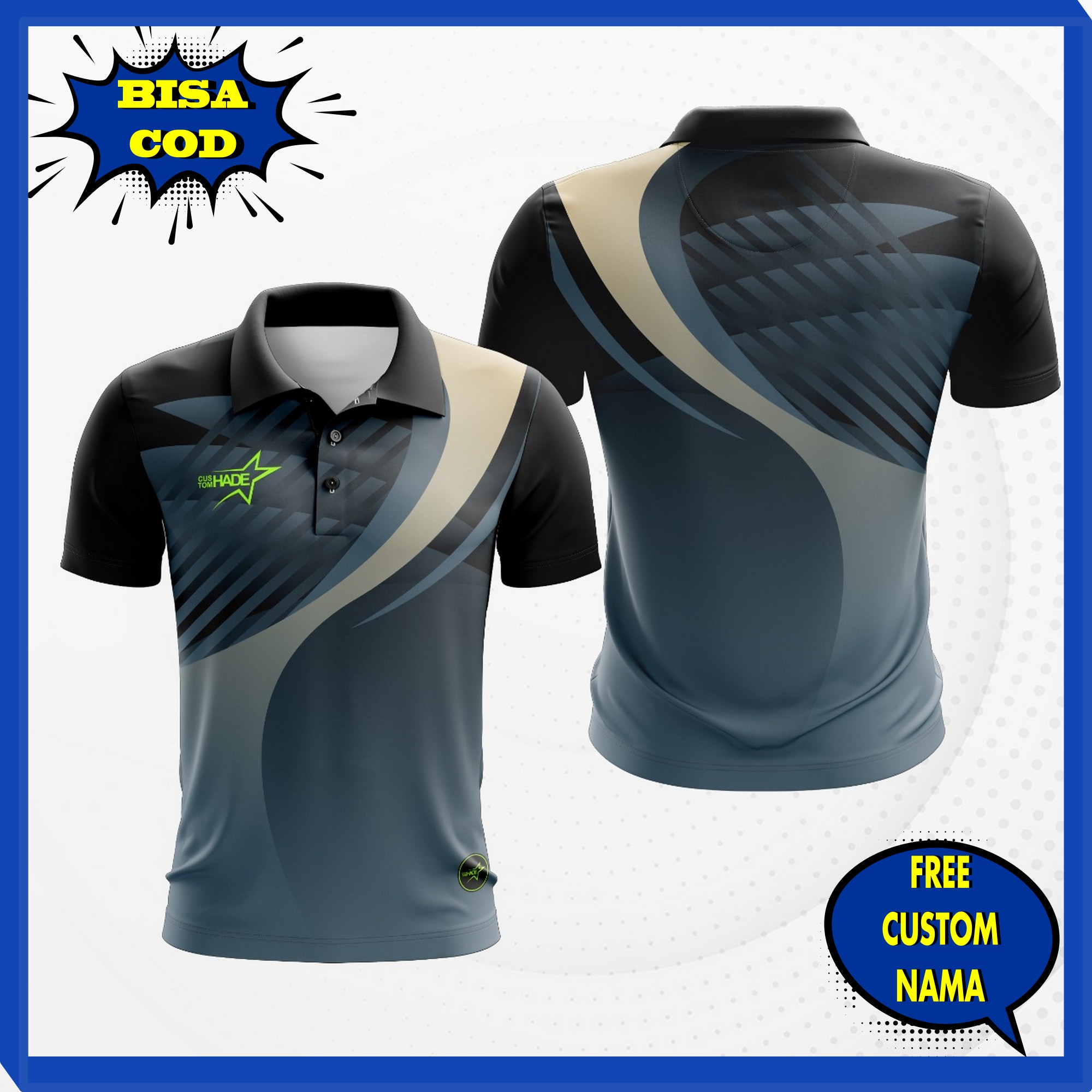 TERBARU!! Kaos Baju Kerah Polo Badminton Bulu tangkis Olimpiade