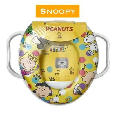 HAPPINESS BABYSHOP - BABY SOFT POTTY SEAT RING CLOSET HANDLE / Alas Dudukan Toilet Training / DUDUKAN CLOSET ANAK motif Snoopy