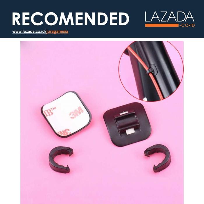 Fixed Clamp Kabel Rem Sepeda - Warna Hitam ( Aksesoris Sepeda dan Suku Cadang Sepeda di jual di toko Juraganesia )