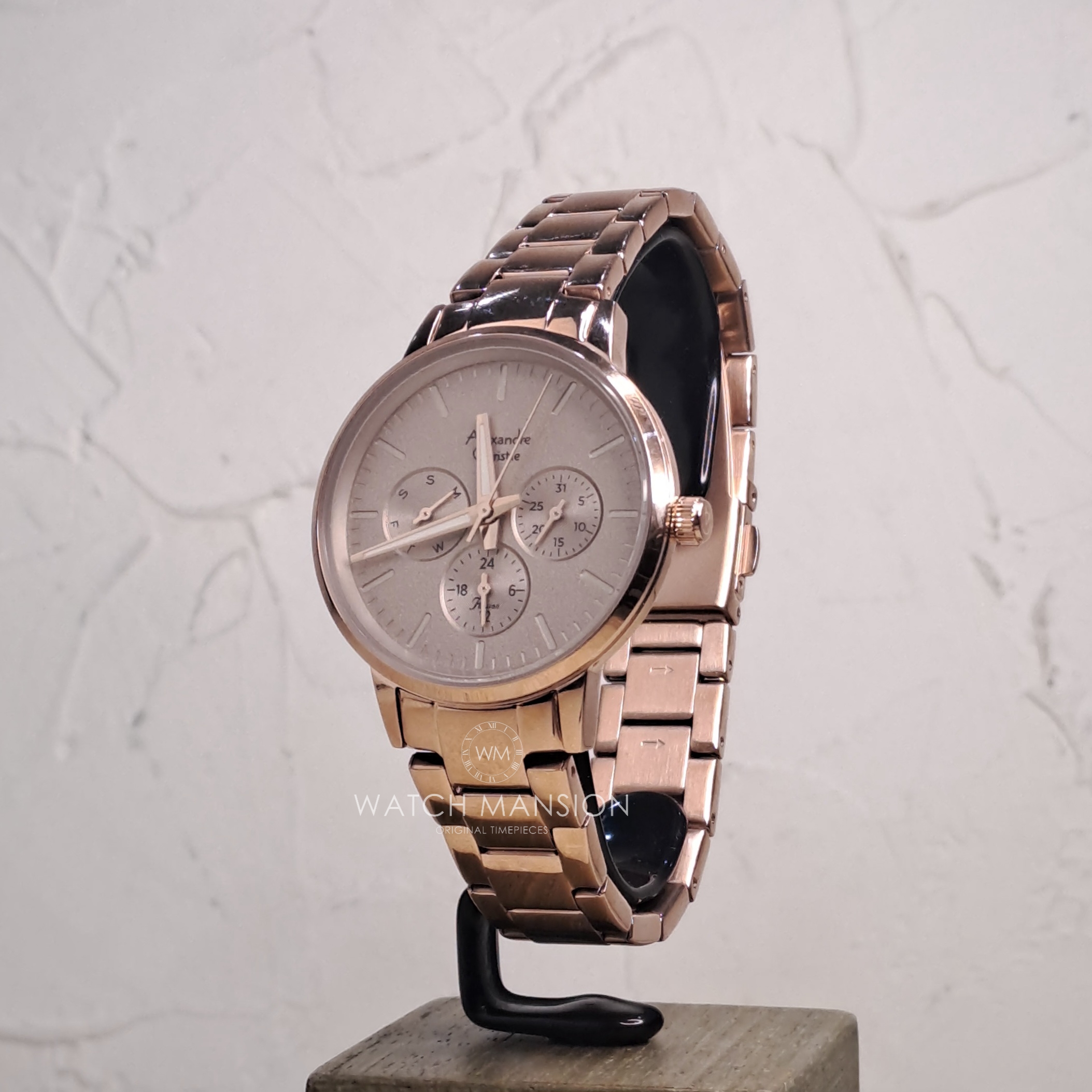 Stainless Steel Mvmt Crux Watch Nova Crux Mvmt Leo Mvmt Leo JAM TANGAN  WANITA ALEXANDRE CHRISTIE