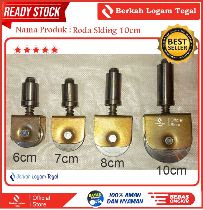 Roda Pagar Sliding Besi Super 10 cm | Lazada Indonesia