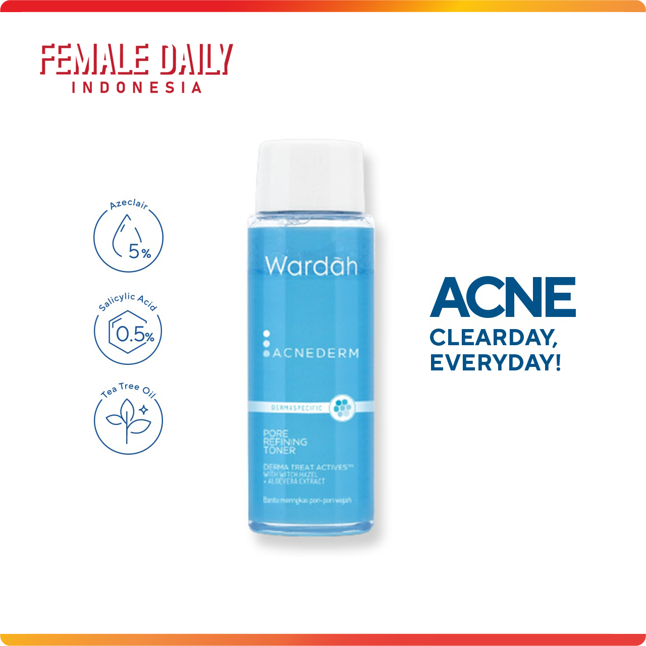 Wardah acnederm pore refining toner hotsell