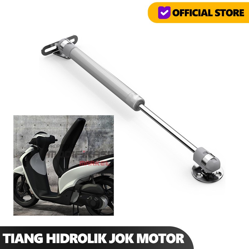 TIANG HIDROLIK JOK MOTOR OTOMATIS UKURAN 27 CM BAHAN BESI ASLI