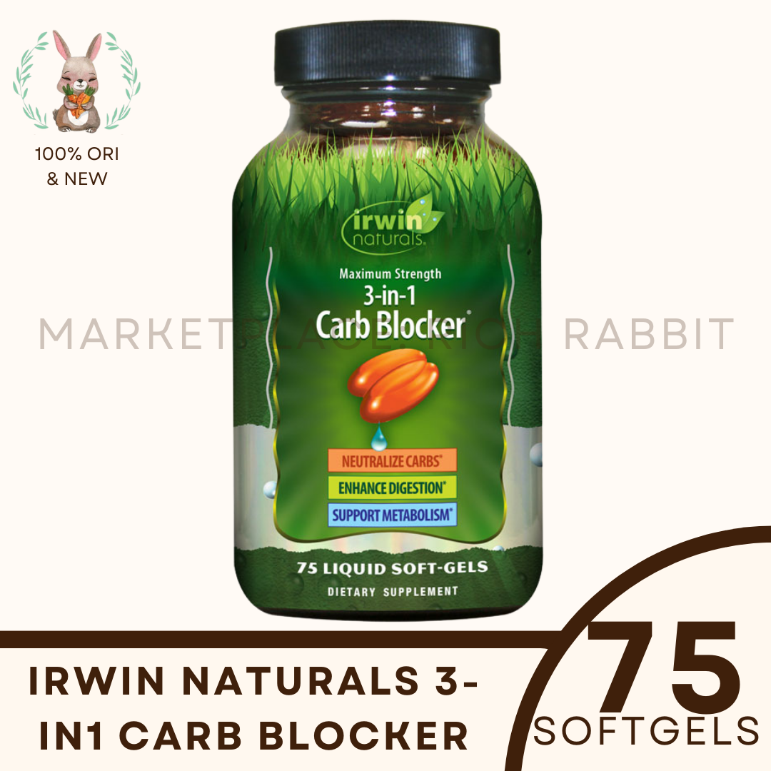Irwin Naturals Maximum Strength 3 in 1 Carb Blocker Metabolism Kurus