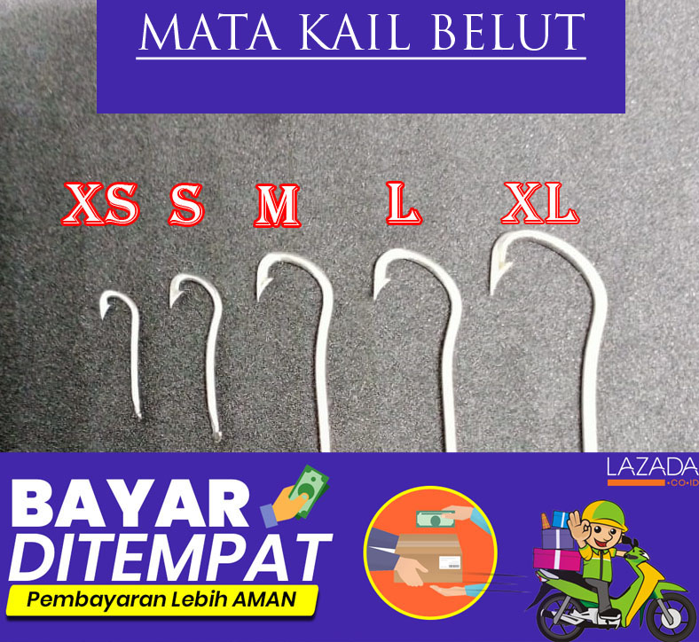 Mata Kail Belut Mata Kail Urek Mania Pancing Belut Super Bahan Kawat Baja Harga 1 Biji Lazada Indonesia