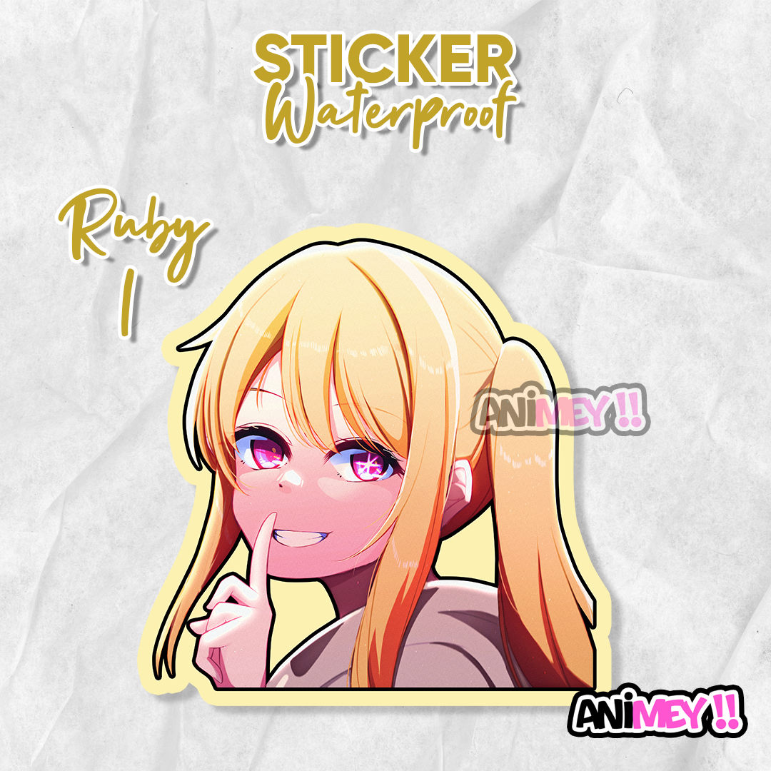 Stiker Ruby Hoshino / Sticker Anime Waterproof | Lazada Indonesia