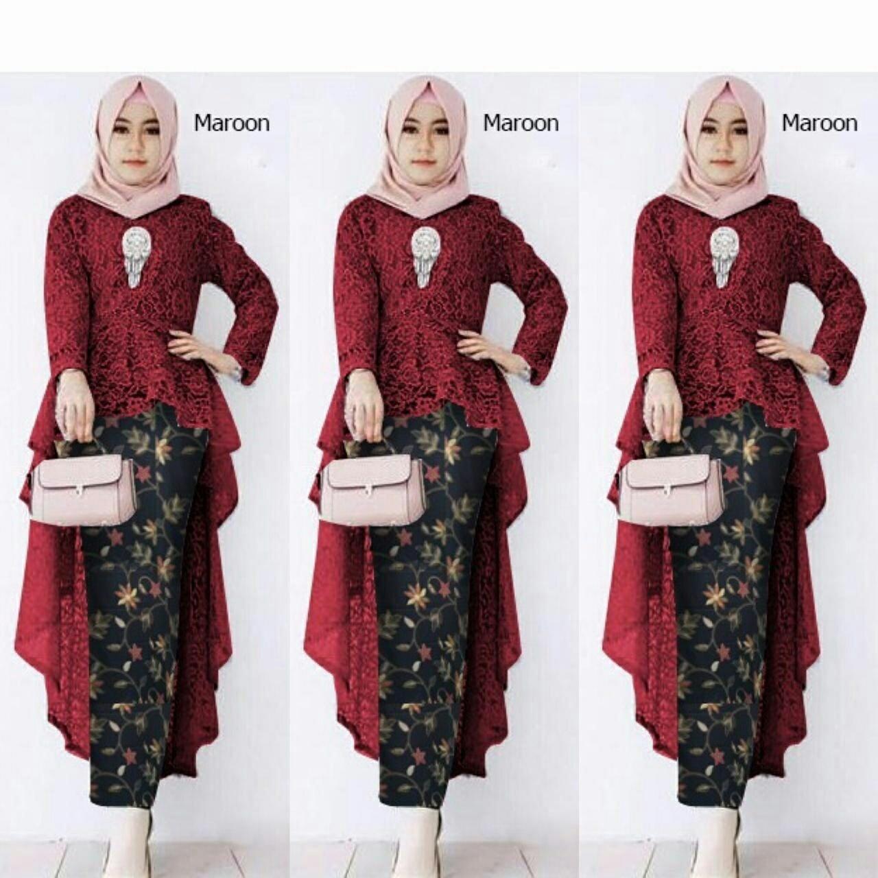 DoubleM Fashion -Kebaya Batik Terbaru - Gamis Batik - Kemeja Batik - Baju setelan -  Pakaian muslim wanita -Baju Kebaya - Batik Sarimbit - Baju Kondangan - Batik Modern - Batik Murah - Batik Wanita - Setelan Batik Gamis Jawisa