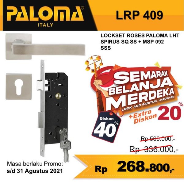 COD Kunci Set PALOMA LRP 409 Handle Mortise Cylinder Lock Gagang Pintu Diskon COD Kunci Set PALOMA LRP 409 Handle Mortise Cylinder Lock Gagang Pintu Diskon