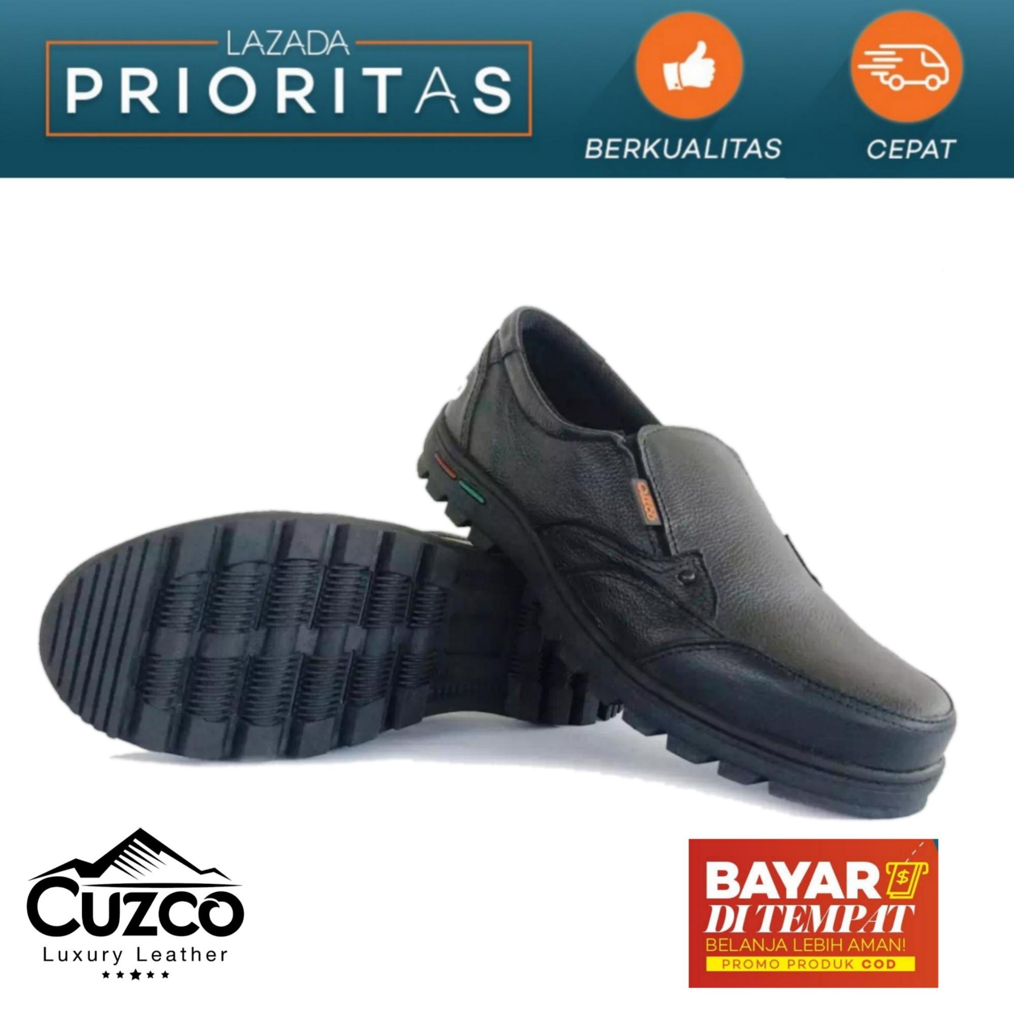 Sepatu Pria Kulit Asli Formal casual - Anti Licin - Cuzco