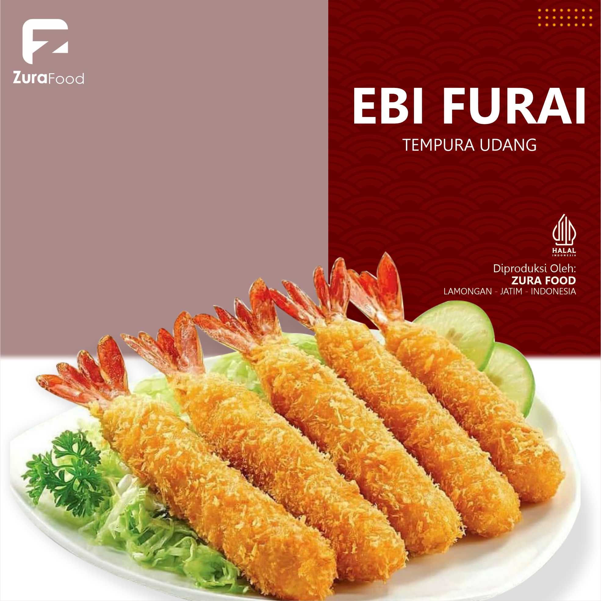 Ebi Furai Tempura Udang Frozen Tanpa Pengawet dan Halal | Lazada Indonesia