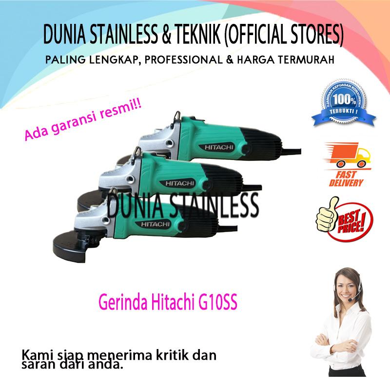 Mesin gerinda Hitachi G10SS2 teknik bangunan almunium beton besi stainless steel interior kayu besi.