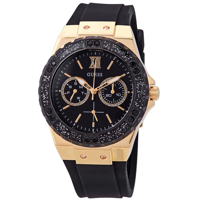 GUESS Limelight Crystal Black Dial Ladies Watch W1053L7  display picture 3