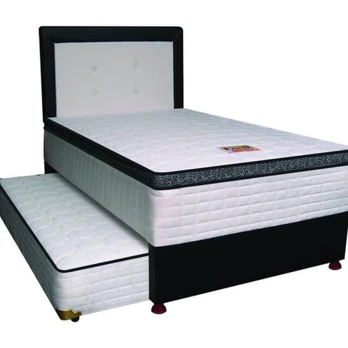 2in1 plush top 120x200 Champion spring bed kasur sorong