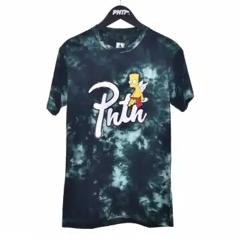 Short Sleeves Tshirt Tie Dye Green