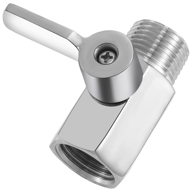 Shower Head Shut Off Valve, 304 Stainless Steel Mini Ball Valve NPT ...