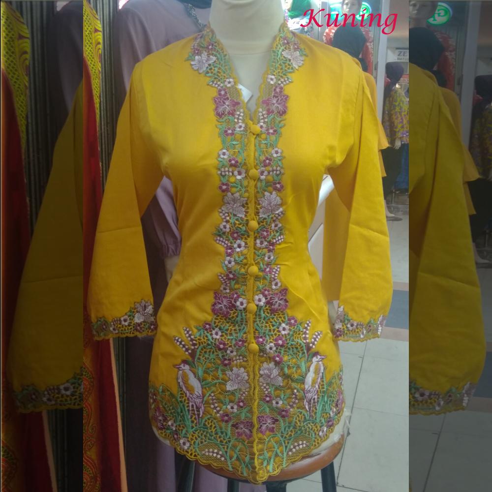 Kebaya encim lengan 7/8 bordir kombinasi / kebaya kartini modern untuk pesta